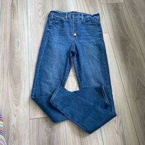Gap Blue Button Fly Skinny Jeans Favorite Jegging Size‎ 10/30T